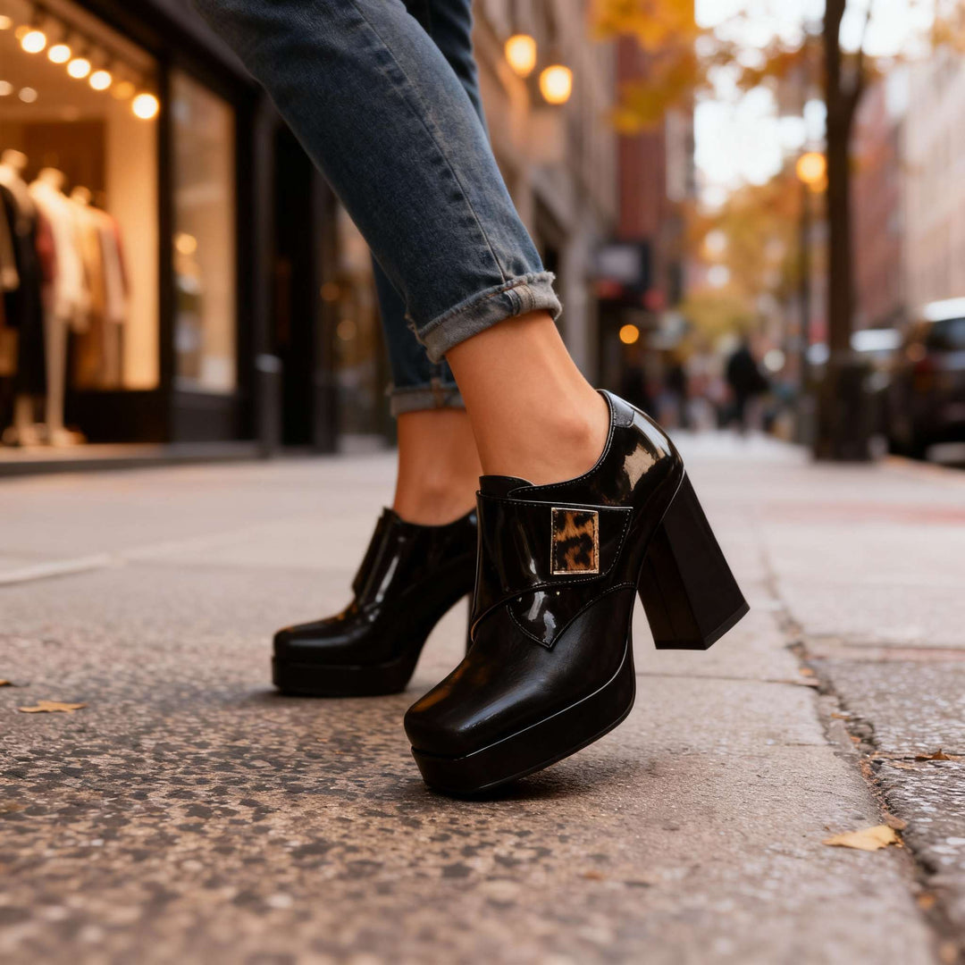 Natalie Block Heels