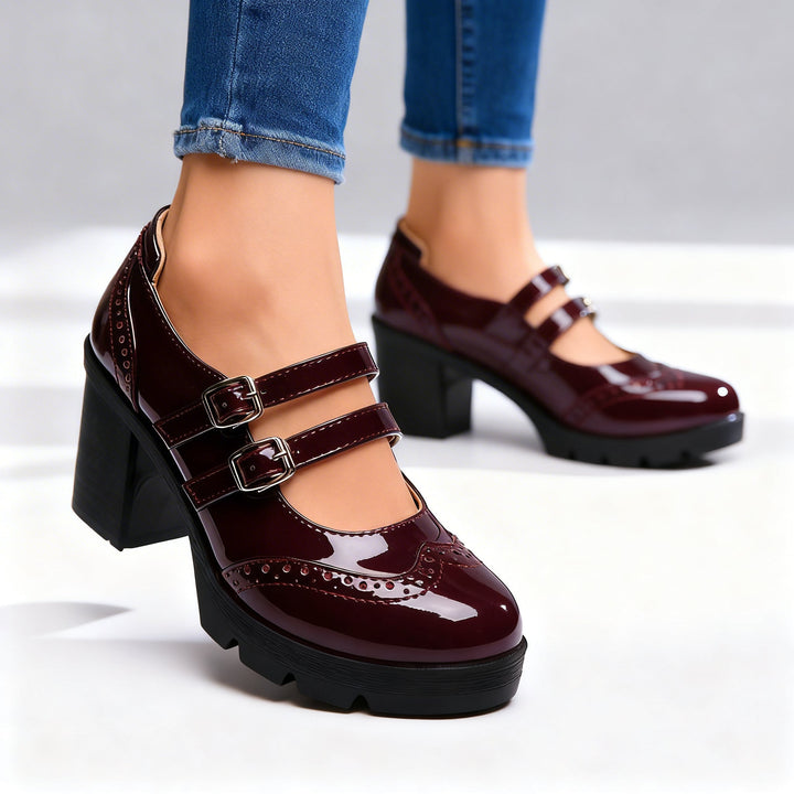 Audrey Brogue Heels
