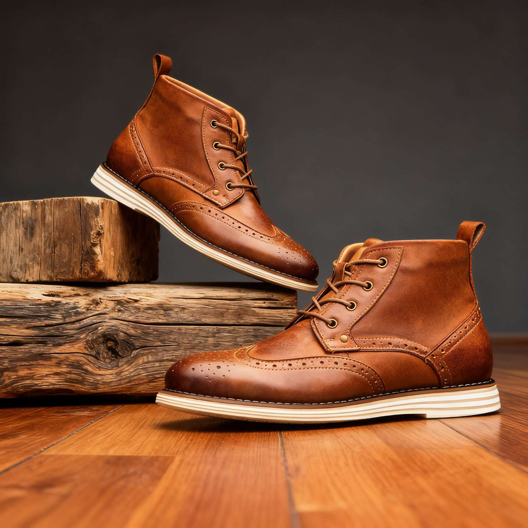 Cohen Forbes Leather Brogue Sneakers