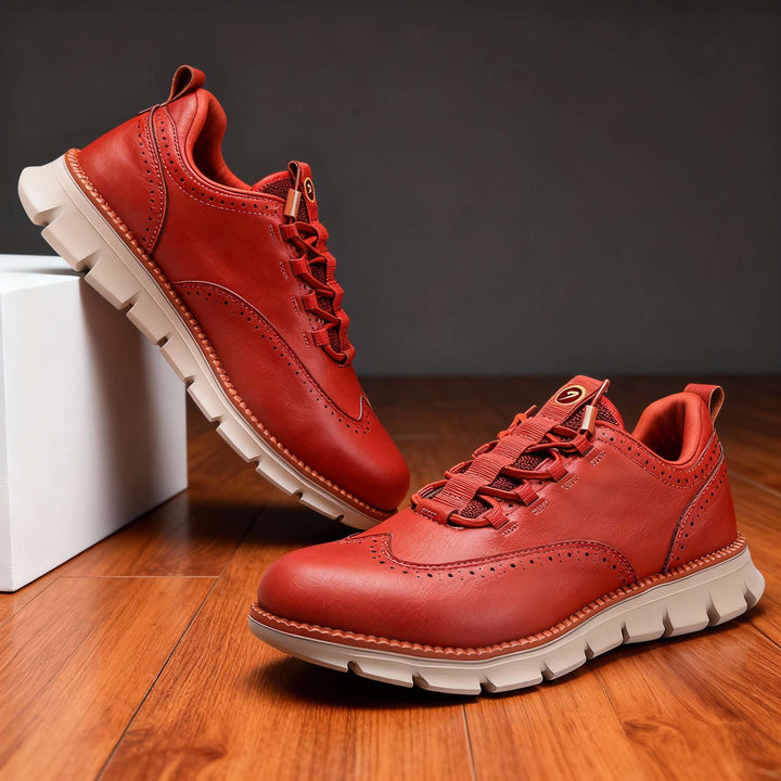 Brandon Brogue Leather Sneakers