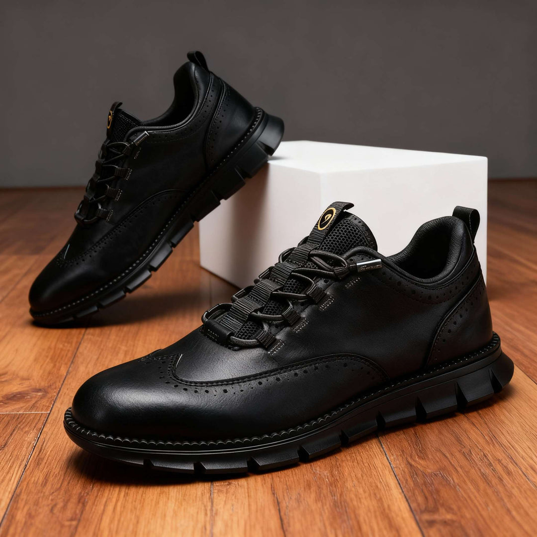 Brandon Brogue Leather Sneakers