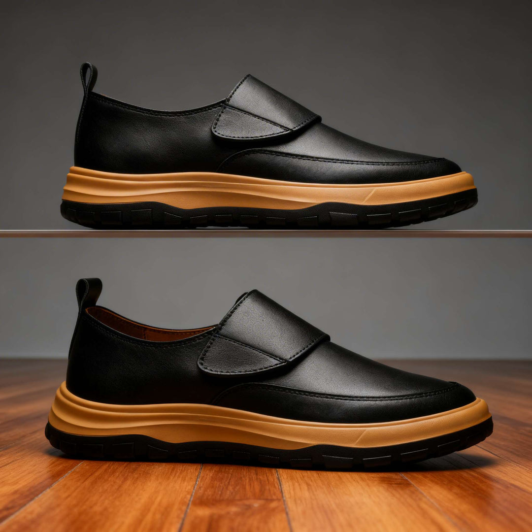 Leon Grant Leather Slip-Ons