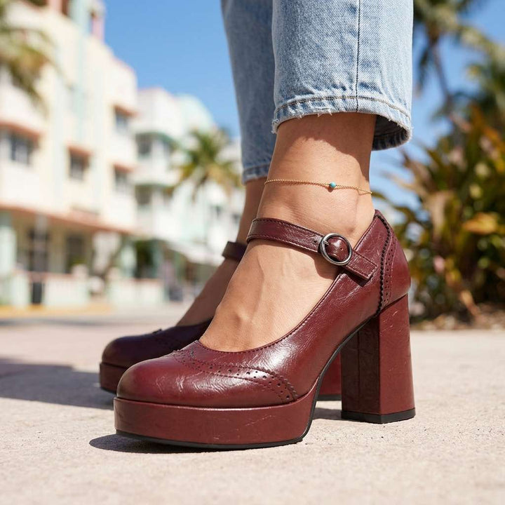 Mia Owen Brogue Heels