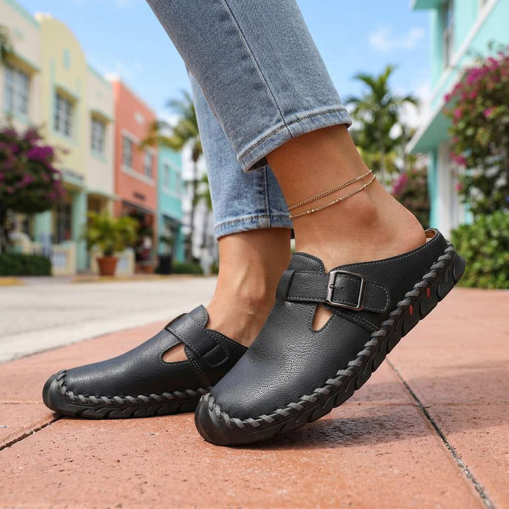 Jennifer Buckle Clogs