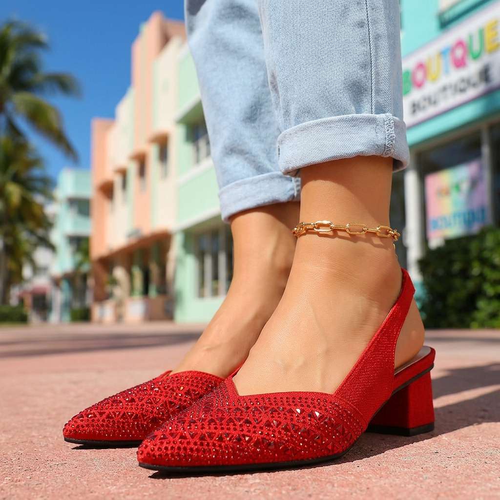 Cynthia Slingback Heels