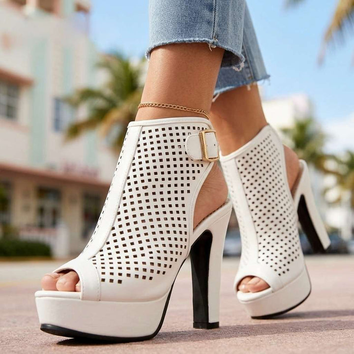 Natasha Open Toe Heels