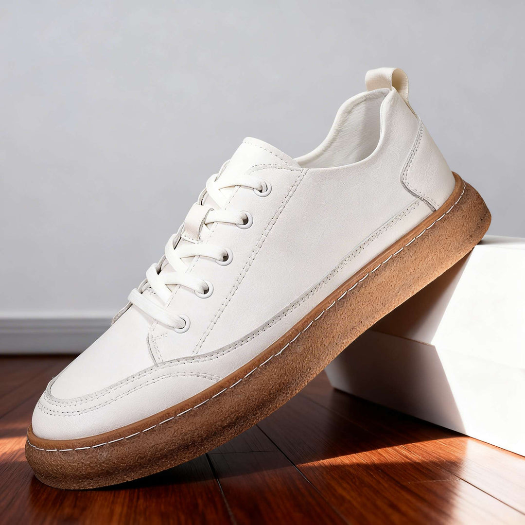 John Barton Leather Sneakers