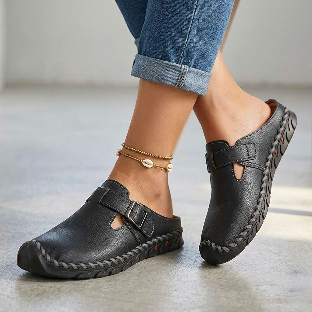 Jennifer Buckle Clogs