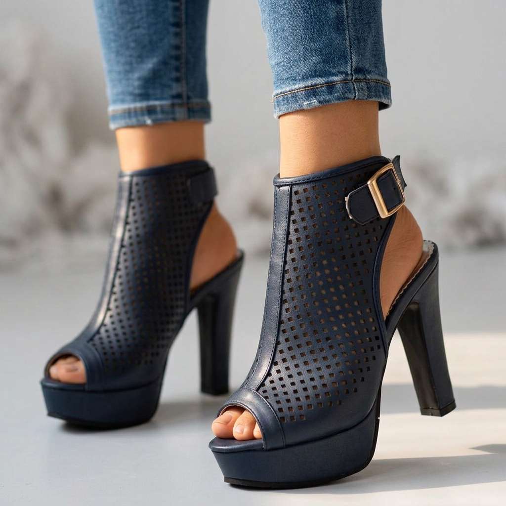 Natasha Open Toe Heels