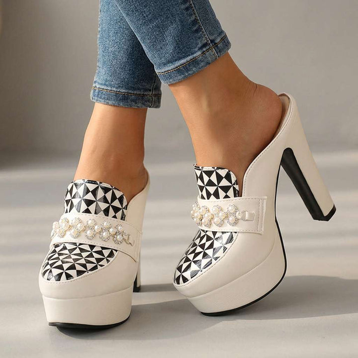 Carissa Fields Mule Heels