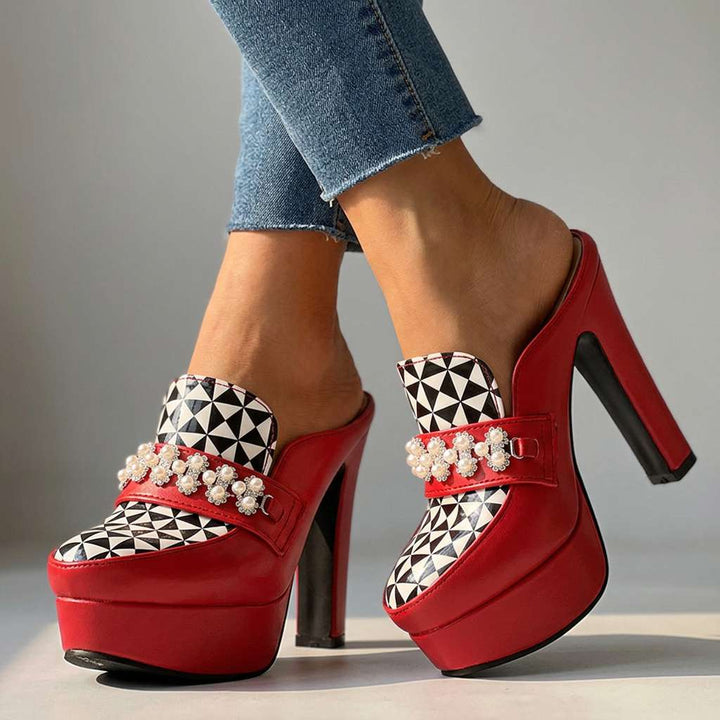 Carissa Fields Mule Heels