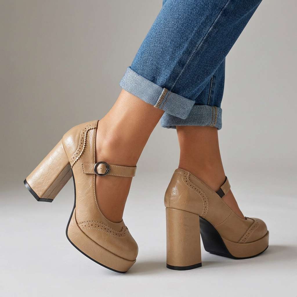 Mia Owen Brogue Heels