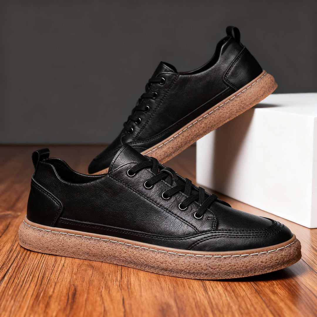 John Barton Leather Sneakers