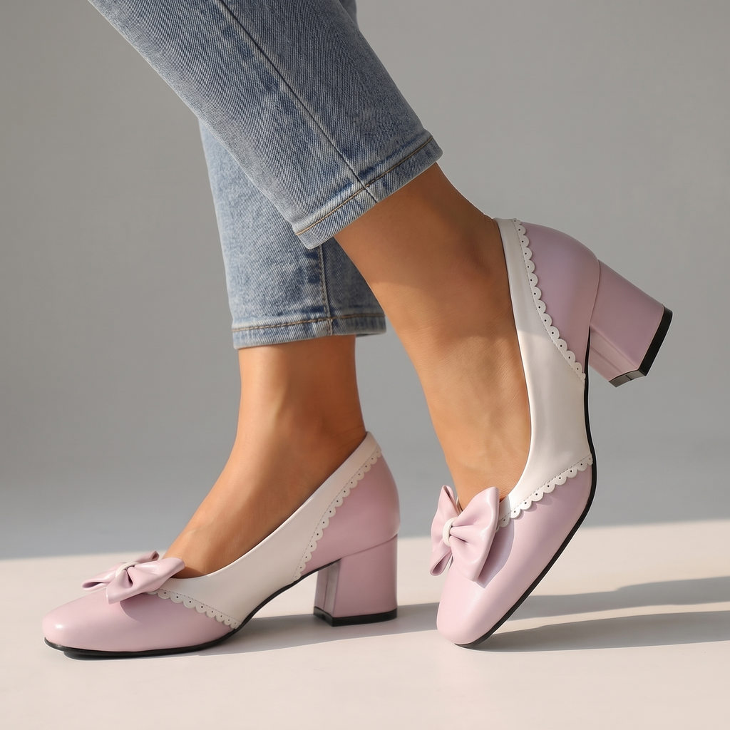 Aria Block Heel Mary Janes