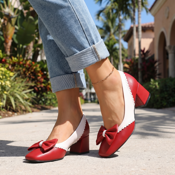 Aria Block Heel Mary Janes