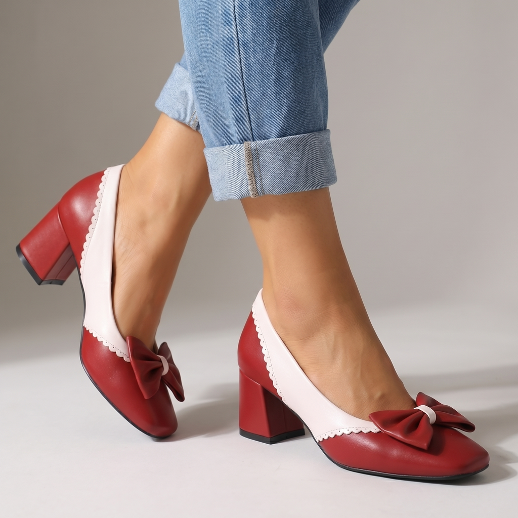 Aria Block Heel Mary Janes