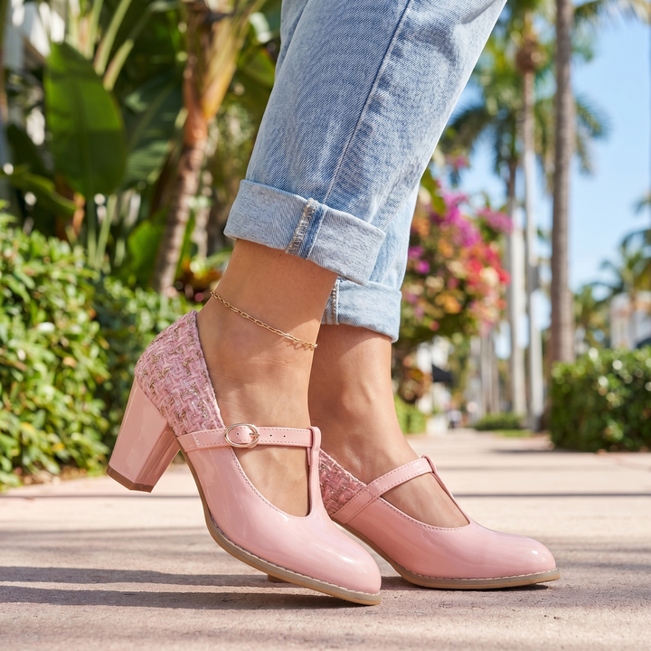 Eliza Block Heel Pumps