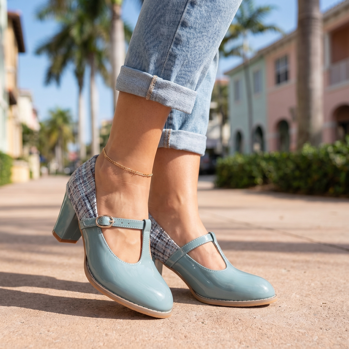 Eliza Block Heel Pumps