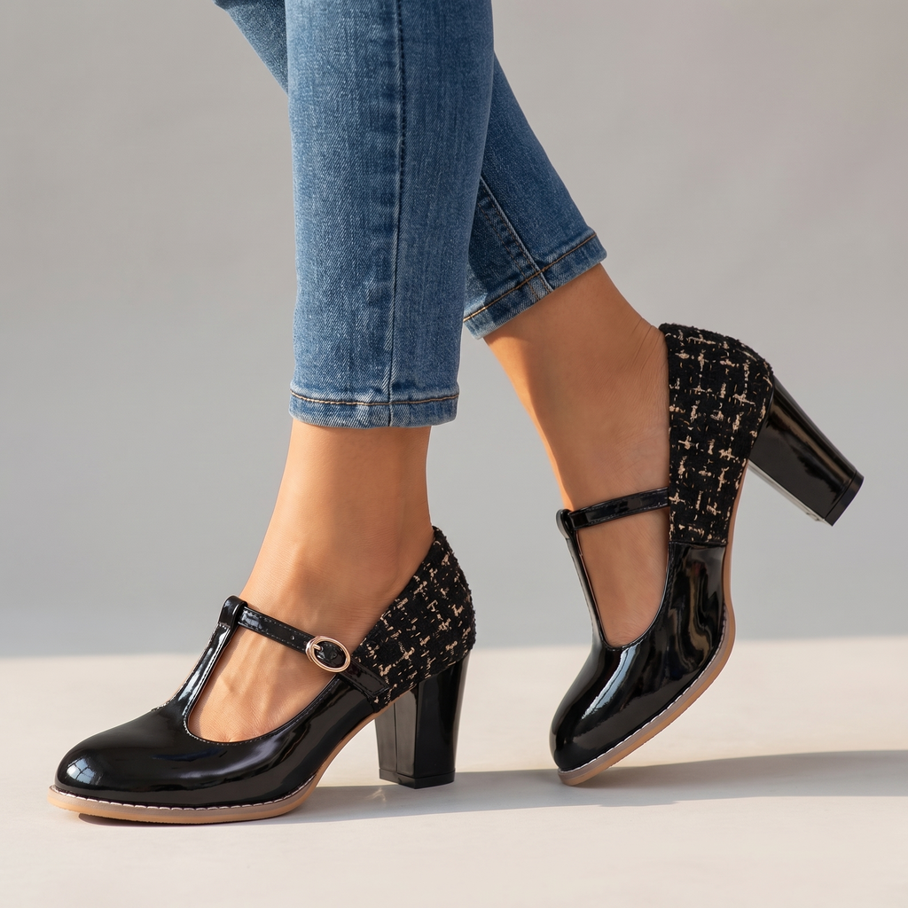 Eliza Block Heel Pumps