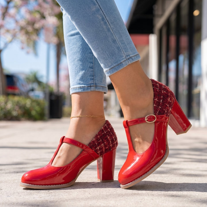Eliza Block Heel Pumps