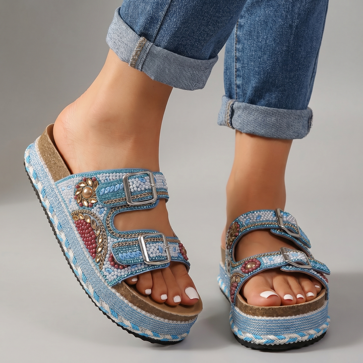 Sienna Rhodes Embellished Sandals