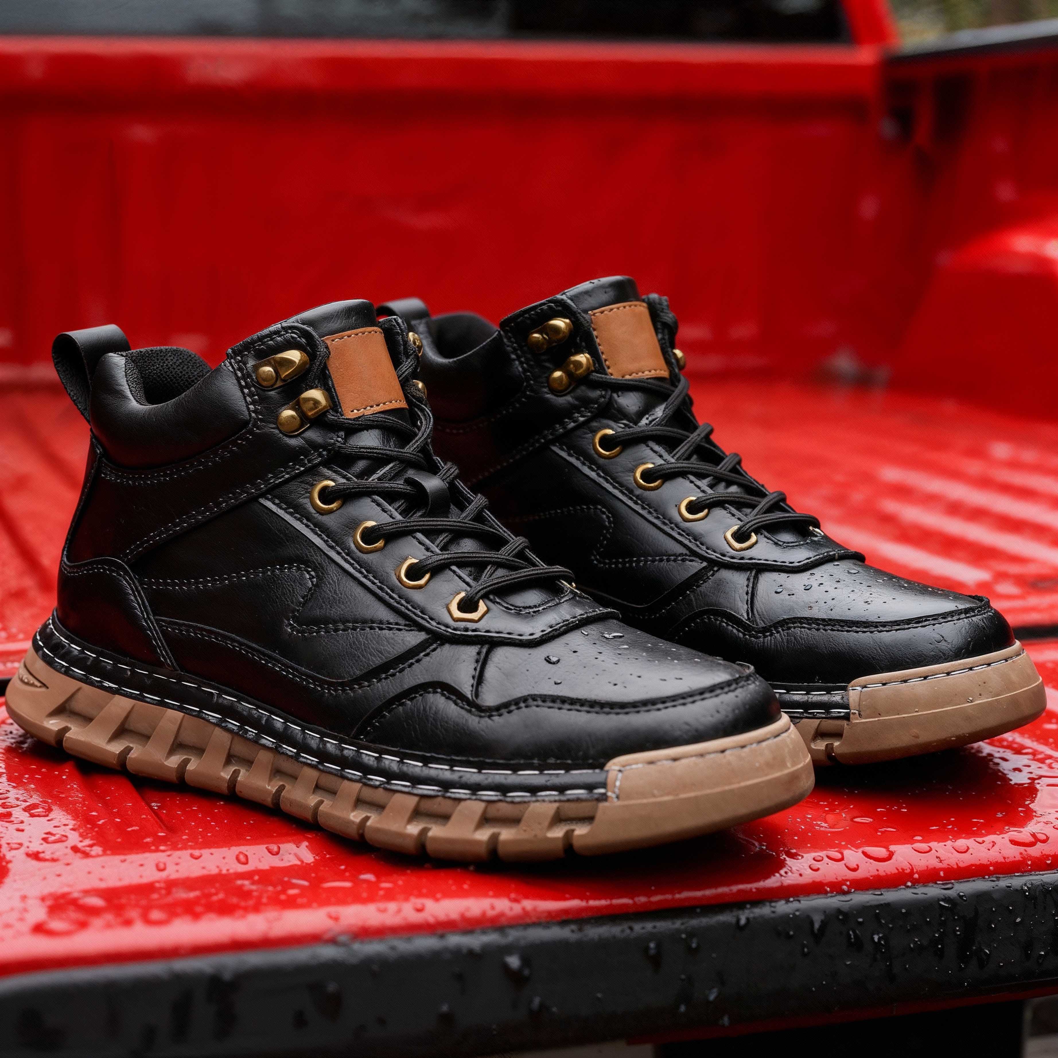 か*な様 AUBERCY Strap leather sneaker Sergeant Leather Sneakers – Hudson Hills
